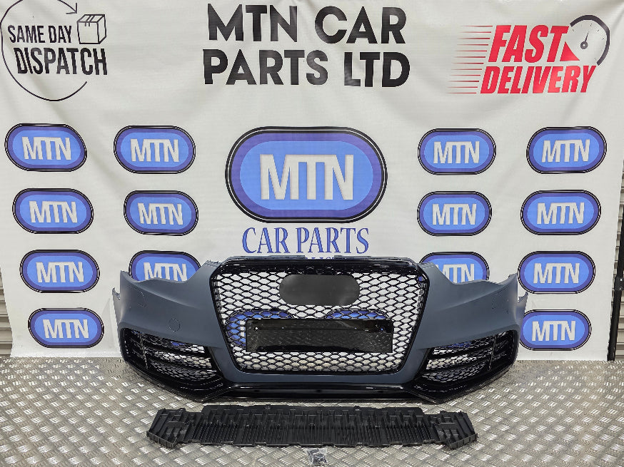 Front Bumper for Audi A5 / S5 B8.5 2012-2015 Facelift RS5 Style Honeycomb Grill