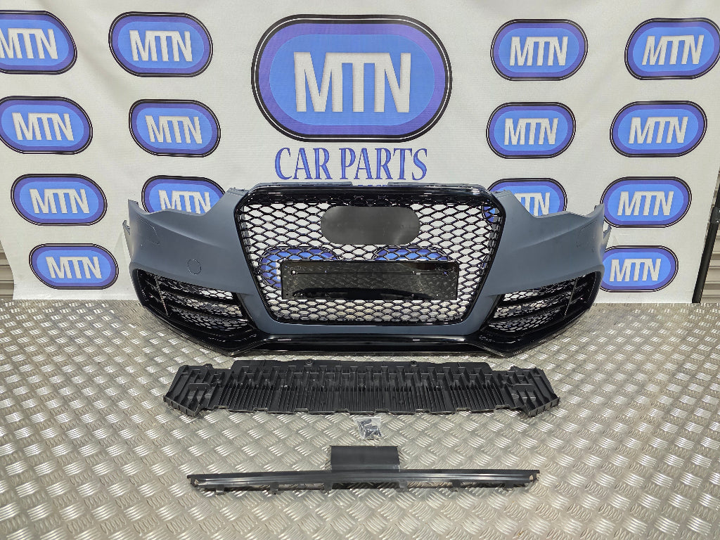 Front Bumper for Audi A5 / S5 B8.5 2012-2015 Facelift RS5 Style Honeycomb Grill