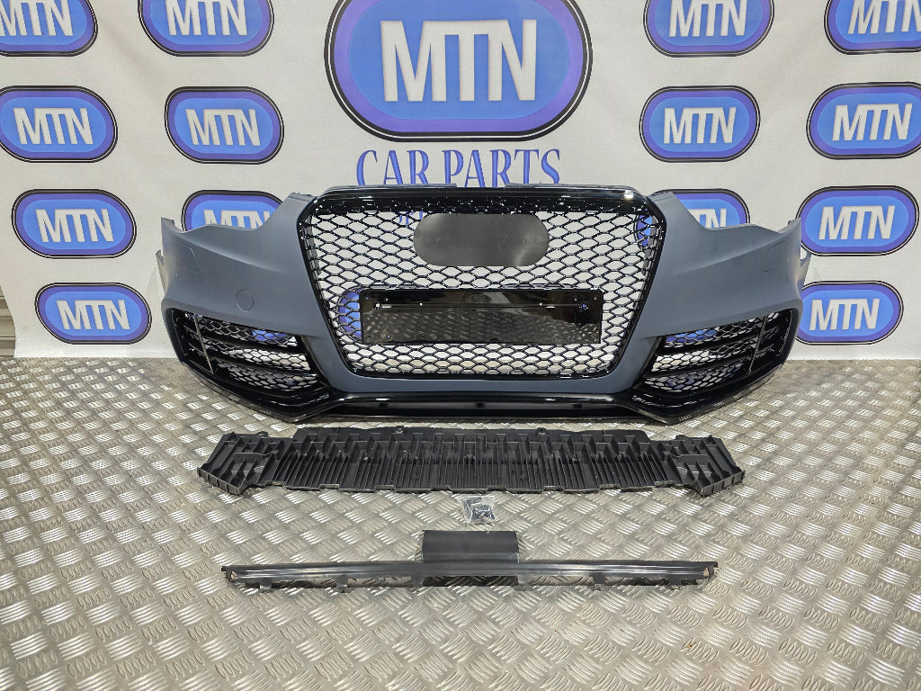Front Bumper for Audi A5 / S5 B8.5 2012-2015 Facelift RS5 Style Honeycomb Grill