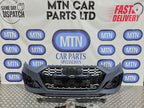Front Bumper For Audi A5 / S5 B9.5 2020-2024 Facelift RS5 Style Honeycomb Grille
