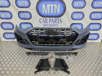 Front Bumper For Audi A5 / S5 B9.5 2020-2024 Facelift RS5 Style Honeycomb Grille