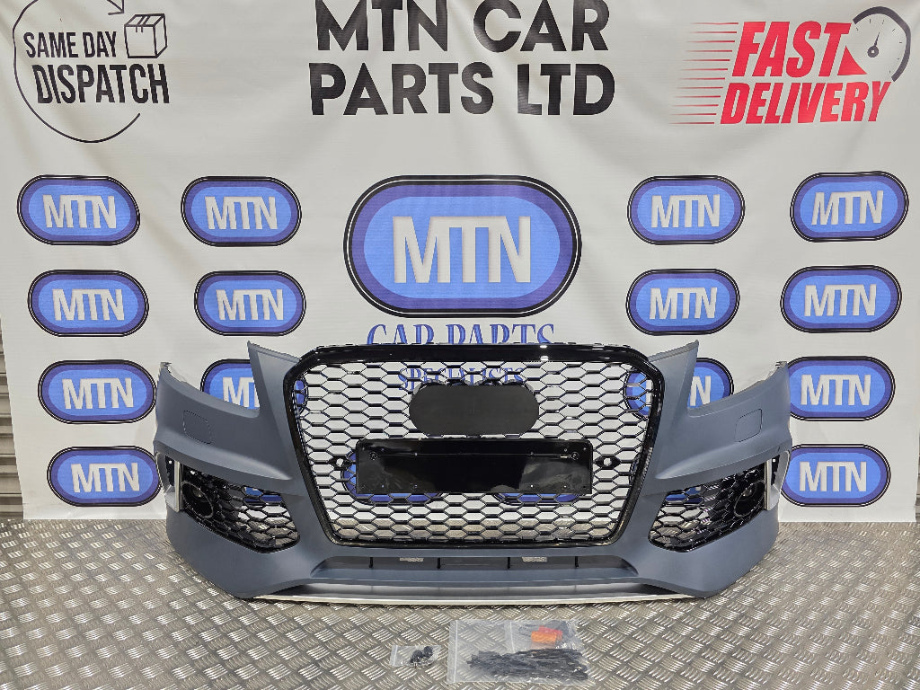 Front Bumper For Audi Q5 / SQ5 2013-2016 Prefacelift RSQ5 Style Honeycomb Grills Main image