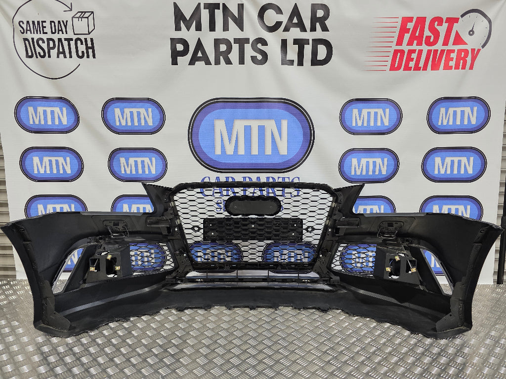 Front Bumper For Audi Q5 / SQ5 2013-2016 Prefacelift RSQ5 Style Honeycomb Grills
