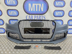 Front Bumper for Audi A4 / S4 B8.5 2012-2015 Facelift RS4 Style Honeycomb Grill