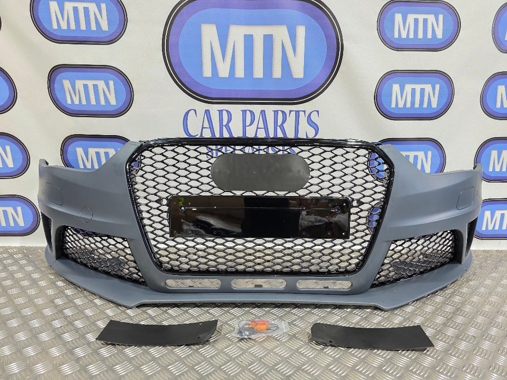 Front Bumper for Audi A4 / S4 B8.5 2012-2015 Facelift RS4 Style Honeycomb Grill