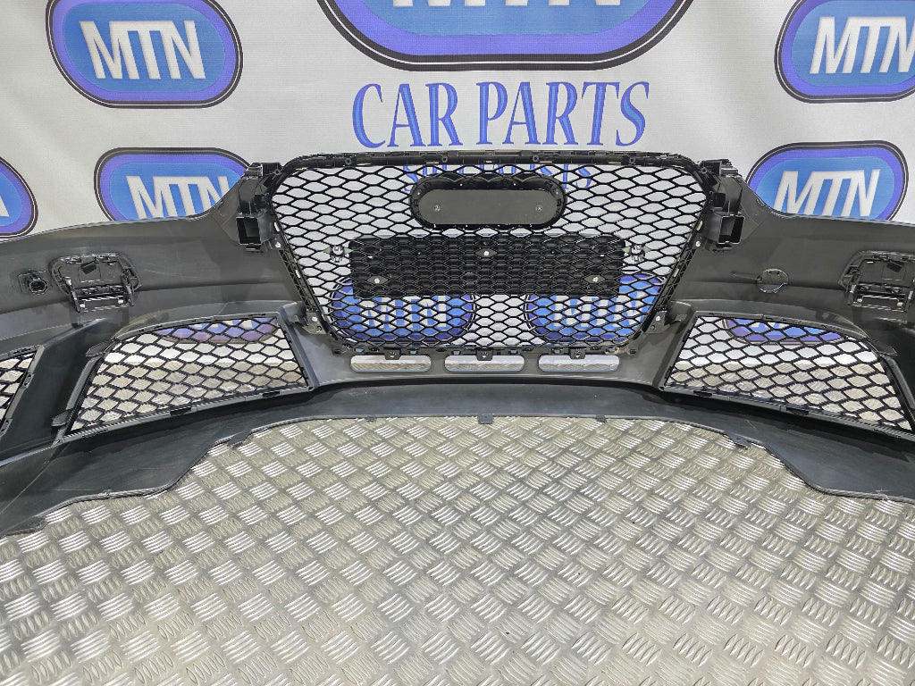 Front Bumper for Audi A4 / S4 B8.5 2012-2015 Facelift RS4 Style Honeycomb Grill