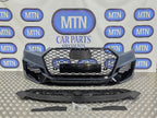 Front Bumper for Audi A4 / S4 B9 2016-2019 Prefacelift Honeycomb Grille