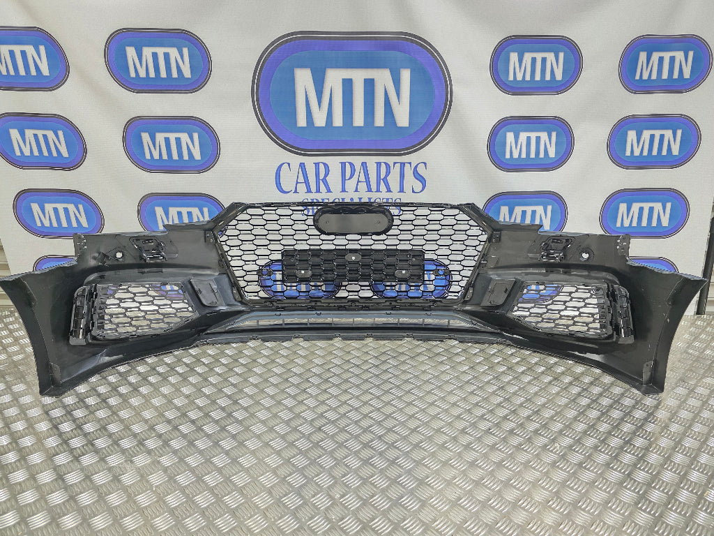 Front Bumper for Audi A4 / S4 B9 2016-2019 Prefacelift Honeycomb Grille