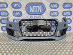 Front Bumper For Audi A7 / S7 2015-2018 Facelift RS7 Style Honeycomb Grills