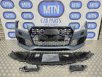 Front Bumper For Audi A7 / S7 2010-2014 Prefacelift RS7 Style Honeycomb Grille