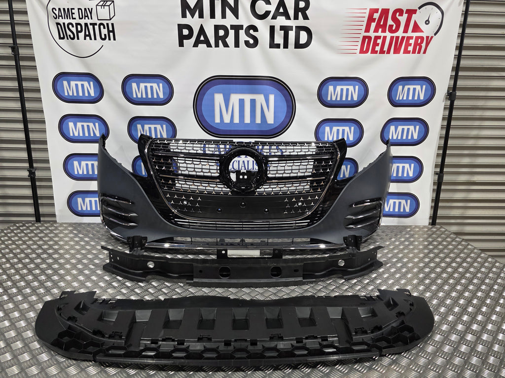 FRONT BUMPER FOR MERCEDES VITO V CLASS W447 15-26 AMG LINE V300D LIGHTS KIT