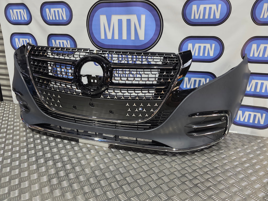 FRONT BUMPER FOR MERCEDES VITO V CLASS W447 15-26 AMG LINE V300D LIGHTS KIT