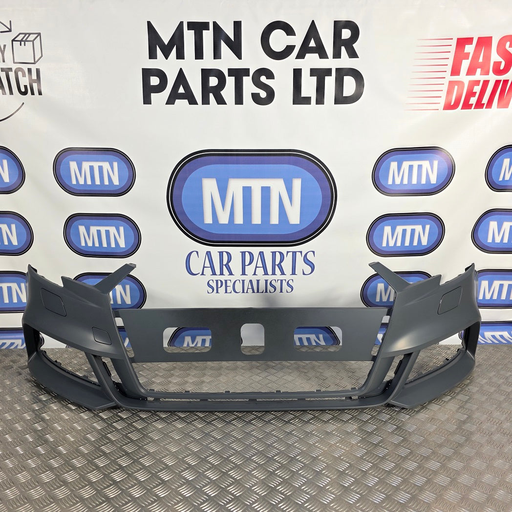 New Front Bumper Skin for A3 / S3 8V 2016-2020 Hatchback S-Line Main image