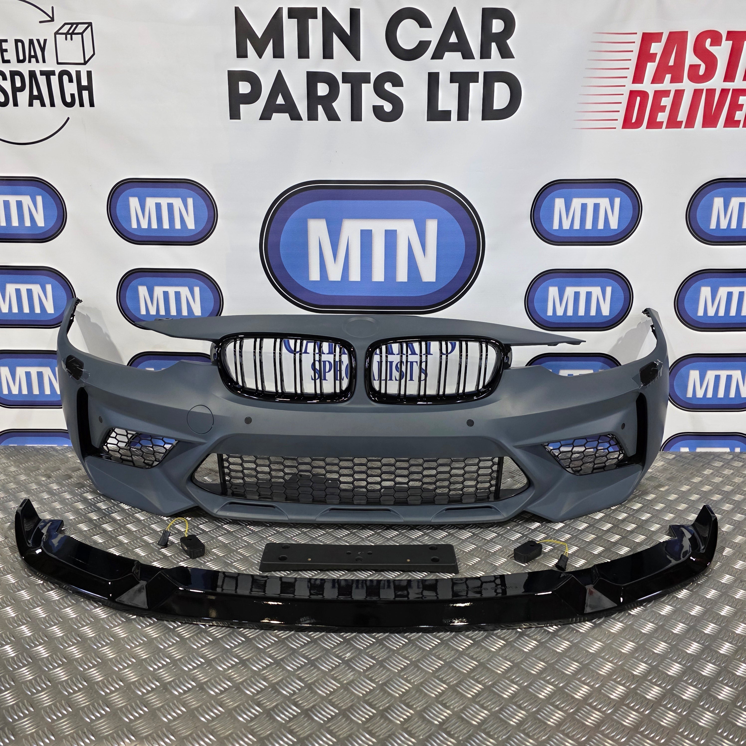 Full Kit M3 Competition Style For BMW 3 Series 11-19 F30 F31 M3 Front & Rear Bumper Side Skirts Kidney Grills Main image