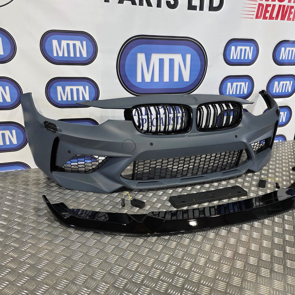 Full Kit M3 Competition Style For BMW 3 Series 11-19 F30 F31 M3 Front & Rear Bumper Side Skirts Kidney Grills