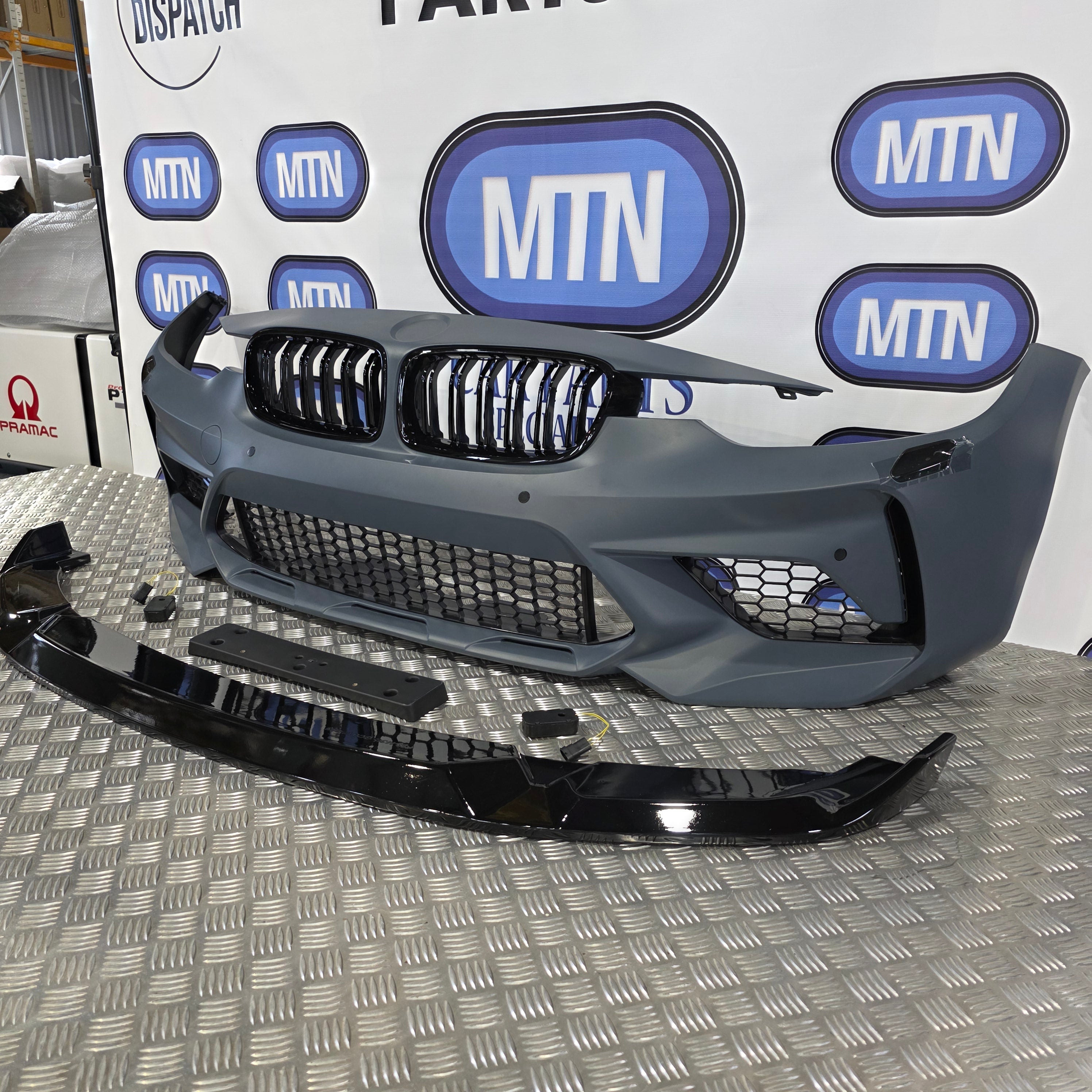 Full Kit M3 Competition Style For BMW 3 Series 11-19 F30 F31 M3 Front & Rear Bumper Side Skirts Kidney Grills