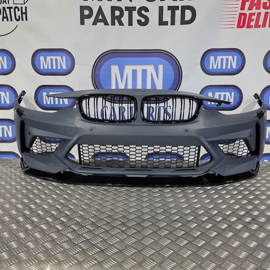 Full Kit M3 Competition Style For BMW 3 Series 11-19 F30 F31 M3 Front & Rear Bumper Side Skirts Kidney Grills