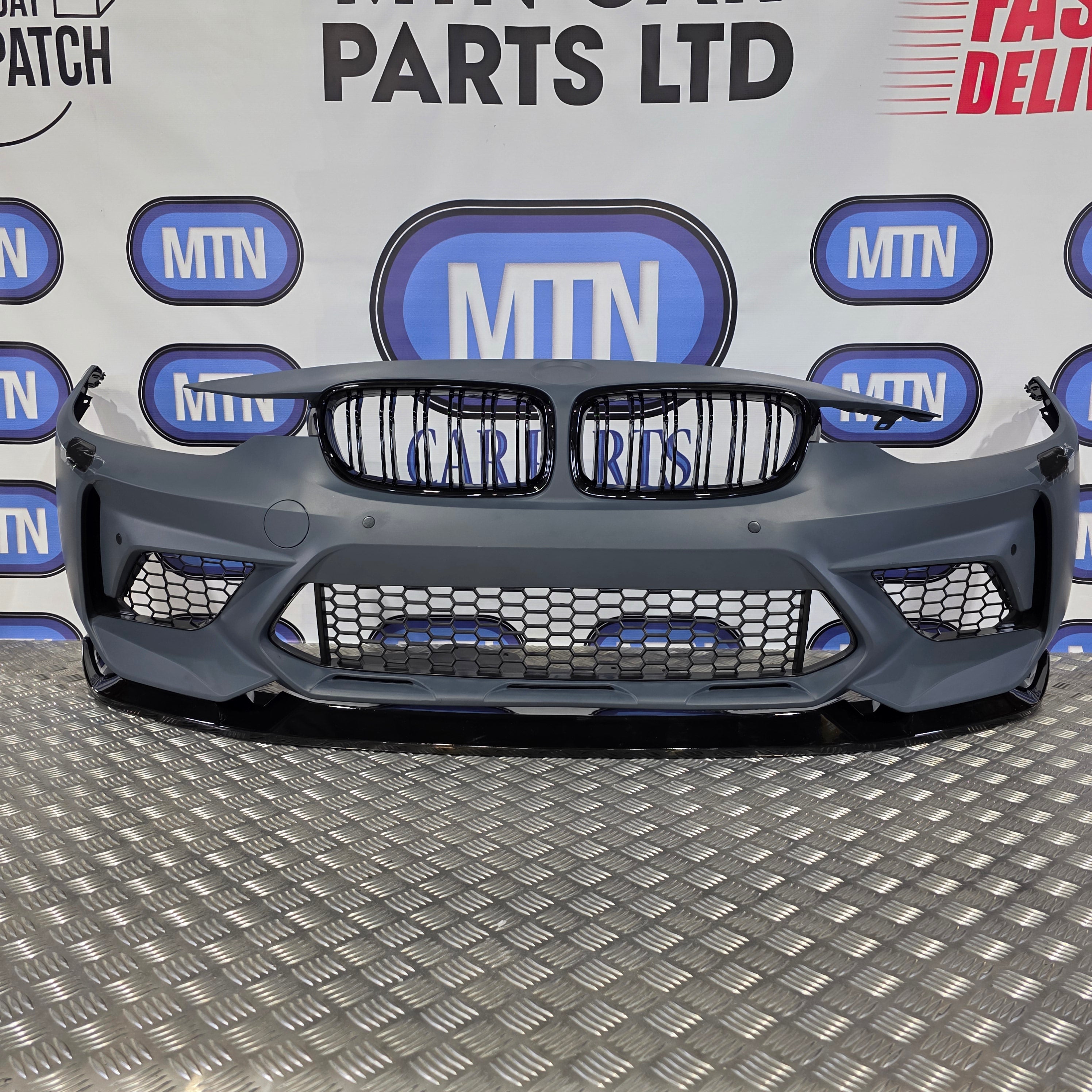 Full Kit M3 Competition Style For BMW 3 Series 11-19 F30 F31 M3 Front & Rear Bumper Side Skirts Kidney Grills