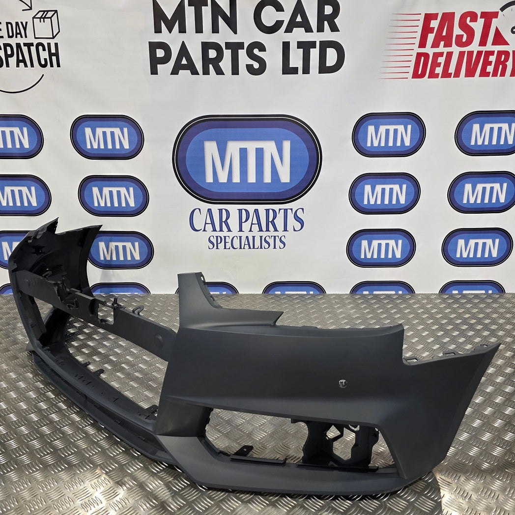 Front Bumper Skin for Audi A4 / S4 B9 2016-2019 Prefacelift S-Line Secondary image