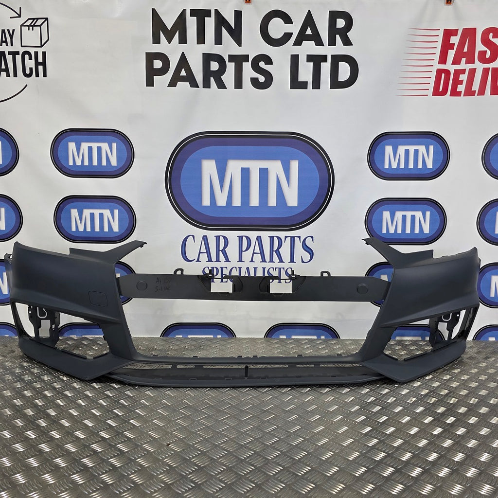 Front Bumper Skin for Audi A4 / S4 B9 2016-2019 Prefacelift S-Line