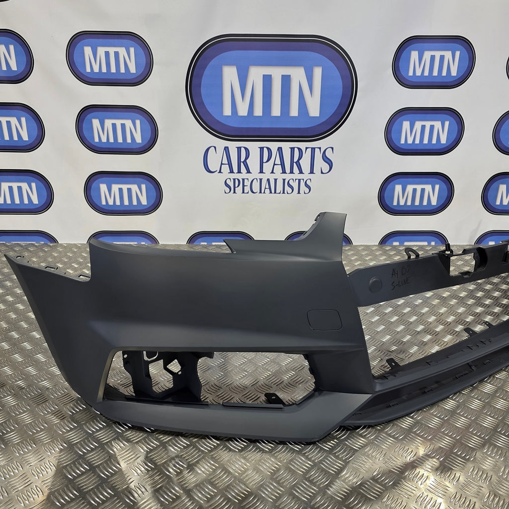 Front Bumper Skin for Audi A4 / S4 B9 2016-2019 Prefacelift S-Line