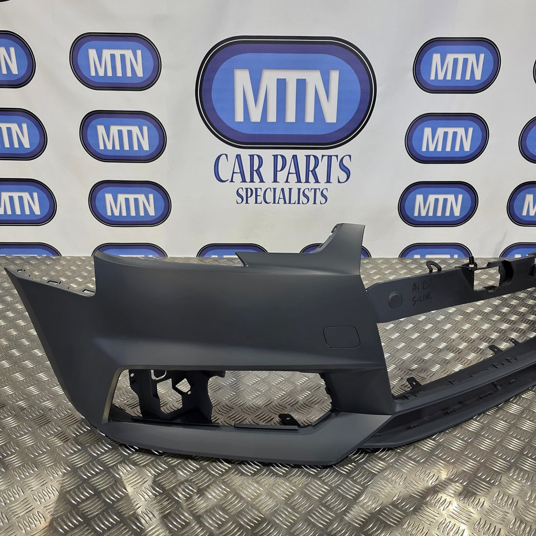 Front Bumper Skin for Audi A4 / S4 B9 2016-2019 Prefacelift S-Line