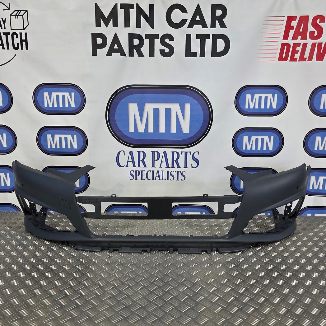 Front Bumper Skin for Audi A4 / S4 B9 2019-2020 Prefacelift S-Line Secondary image