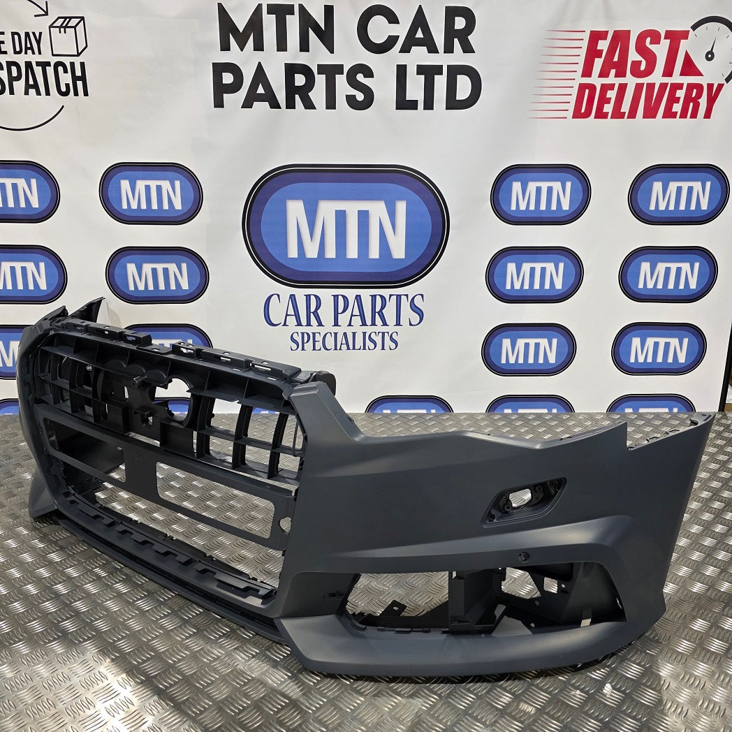 Front Bumper Skin for Audi A6 / S6 C7.5 2015-2018 Facelift S-Line