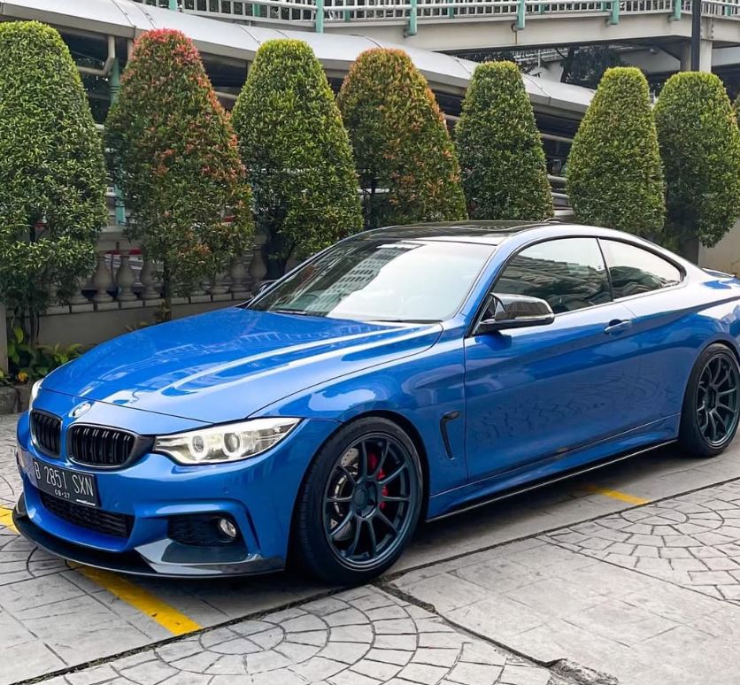 Front Bumper M Sport For BMW 4 Series 13-20 F32 Bumper Splitter Kidney Grills