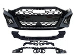 Front Bumper For Audi A3 / S3 8Y 2020-2024 Prefacelift RS3 Style Honeycomb Grills