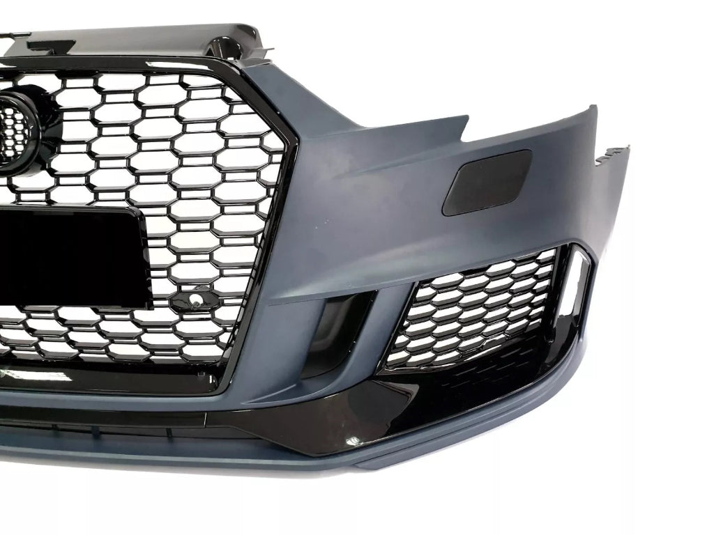 Front Bumper For Audi A3 / S3 8V 16-20 Facelift RS3 Style Honeycomb Grill