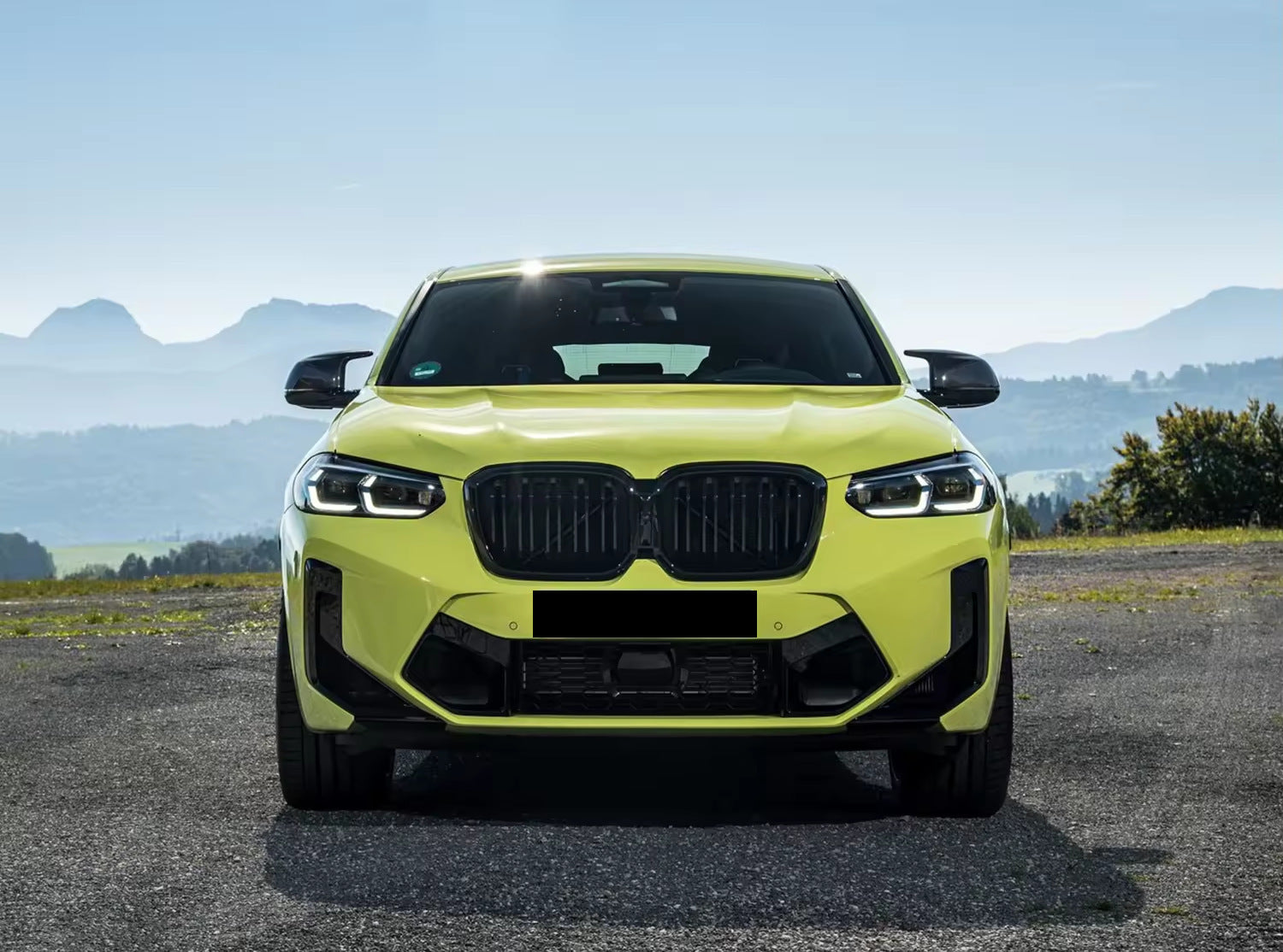 Complete Bodykit for BMW x4 G02 to X4M F98 LCI Front & Rear Bumper, Lights Front, Grille, Exhaust Tips