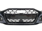 Front Bumper For Audi A3 / S3 8Y 2020-2024 Prefacelift RS3 Style Honeycomb Grills