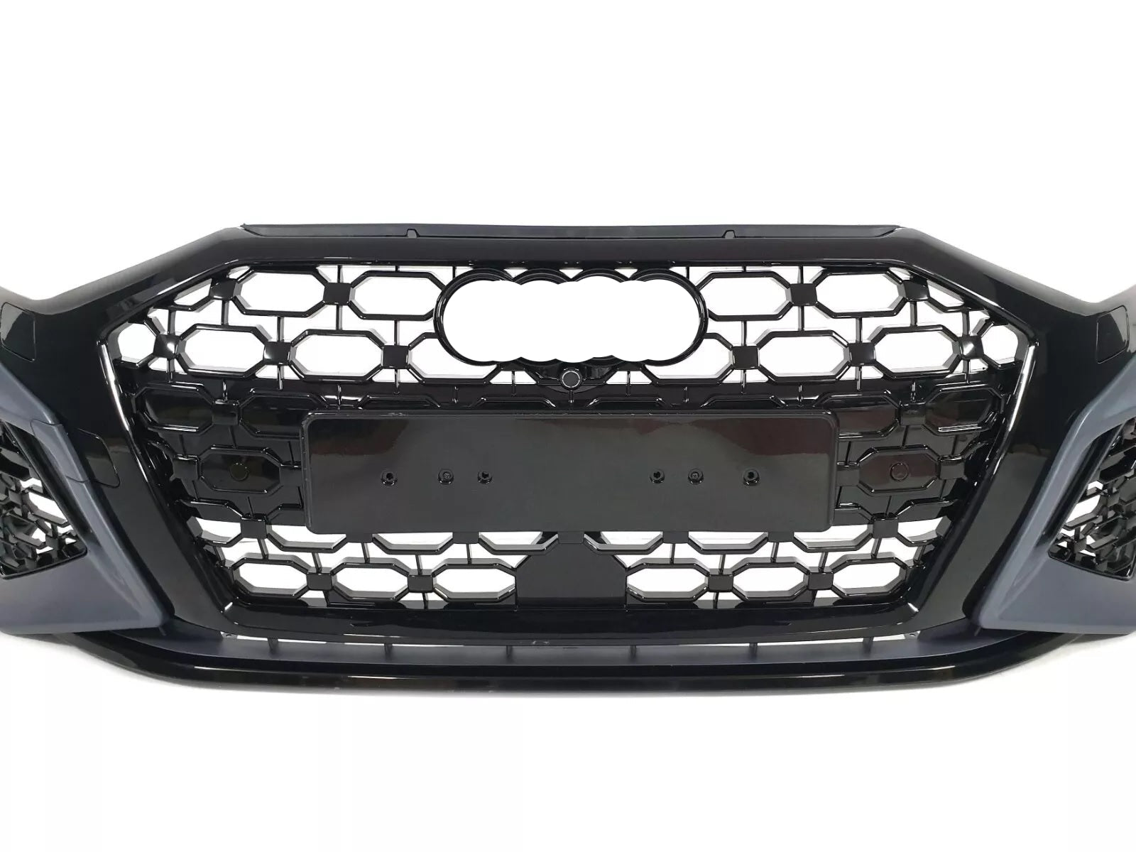 Front Bumper For Audi A3 / S3 8Y 2020-2024 Prefacelift RS3 Style Honeycomb Grills