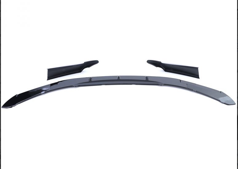 FRONT SPLITTER M-SPORT STYLE GLOSS BLACK TRIM FOR BMW 1 SERIES F20 LCI