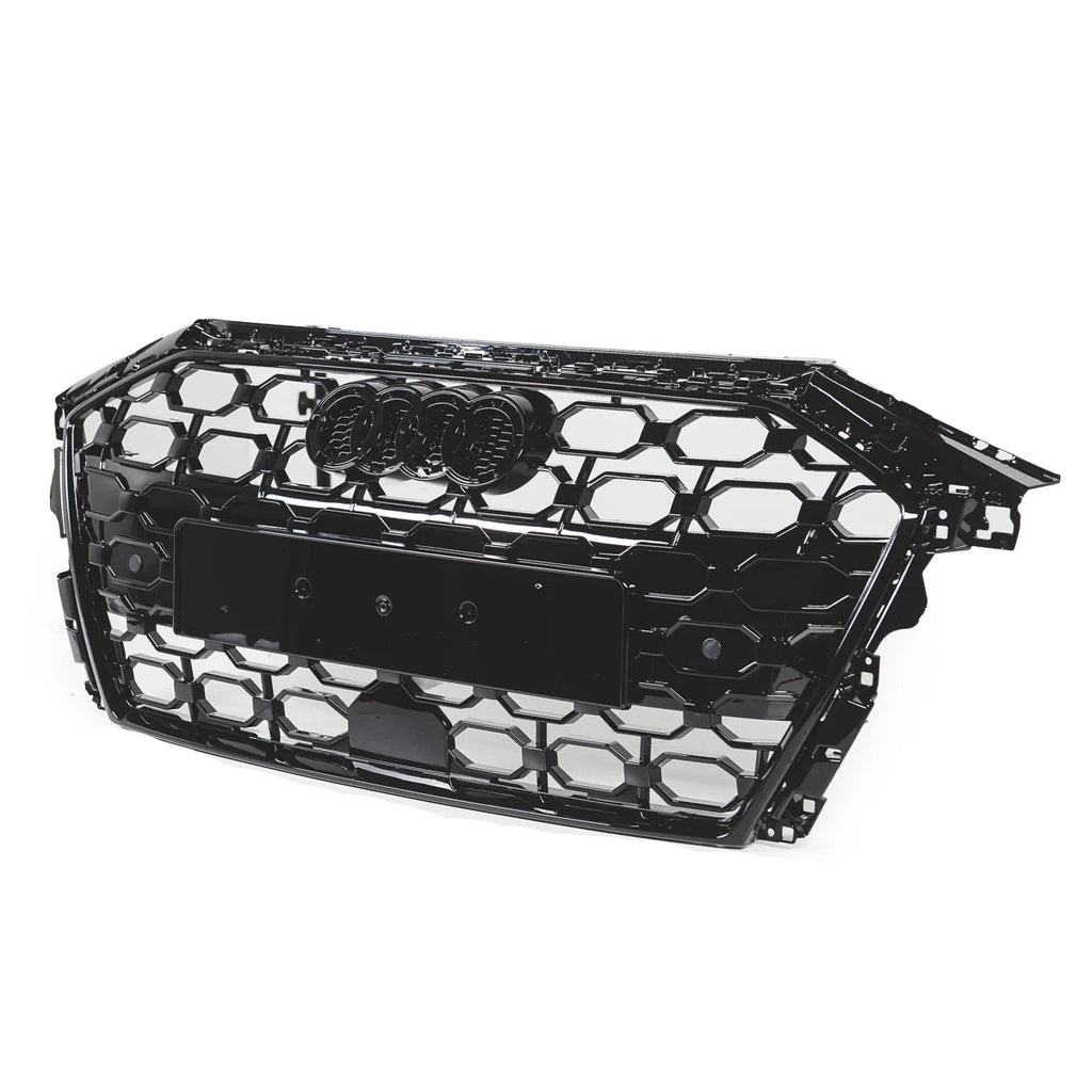Honeycomb Grill for Audi A3 / S3 8Y 2020-2024 Grille Gloss Black