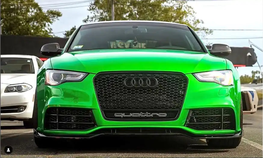 Honeycomb Grill for A5 / S5 B8.5 2012-2015 Facelift Grille Gloss Black Q