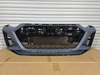 Front Bumper For Audi A7 / S7 2019-2024 C8 RS7 Style Honeycomb Grill