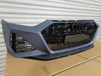 Front Bumper For Audi A7 / S7 2019-2024 C8 RS7 Style Honeycomb Grill