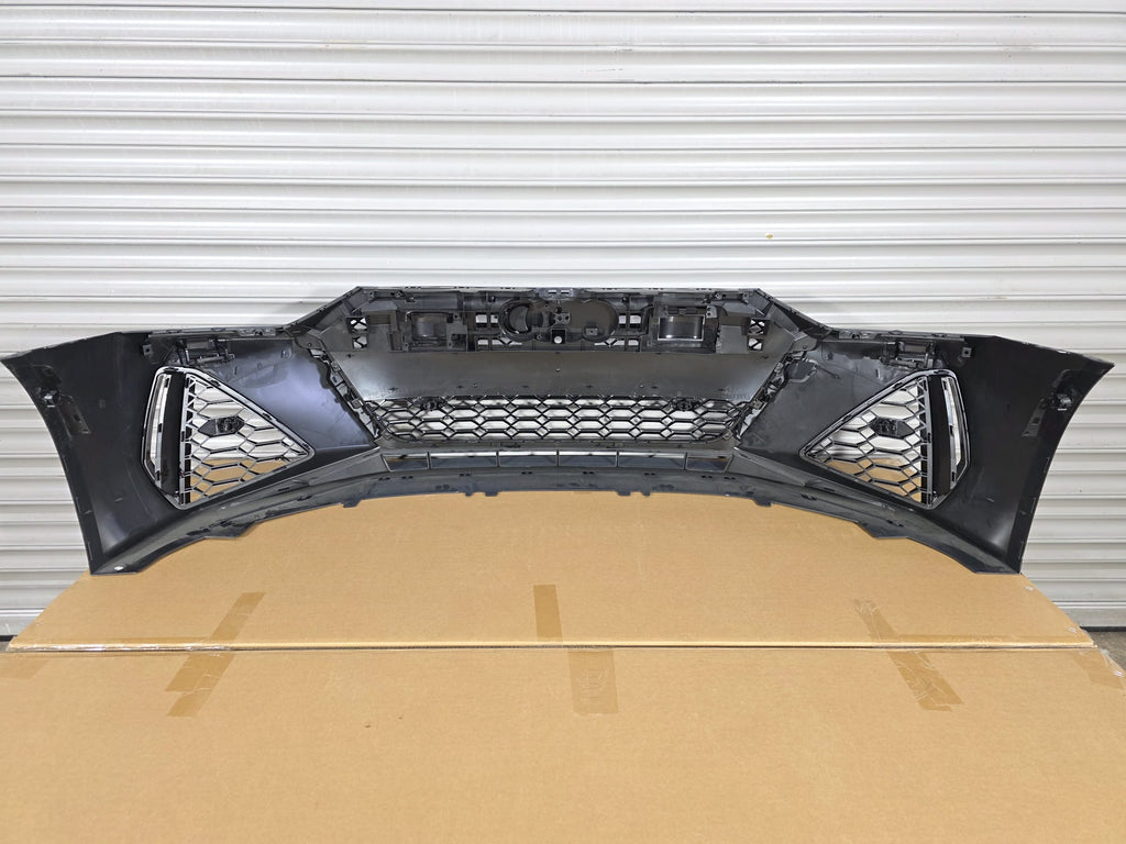 Front Bumper For Audi A7 / S7 2019-2024 C8 RS7 Style Honeycomb Grill