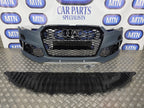Front Bumper For Audi A6 / S6 C7.5 2015-2018 Facelift RS6 Style Honeycomb Grill