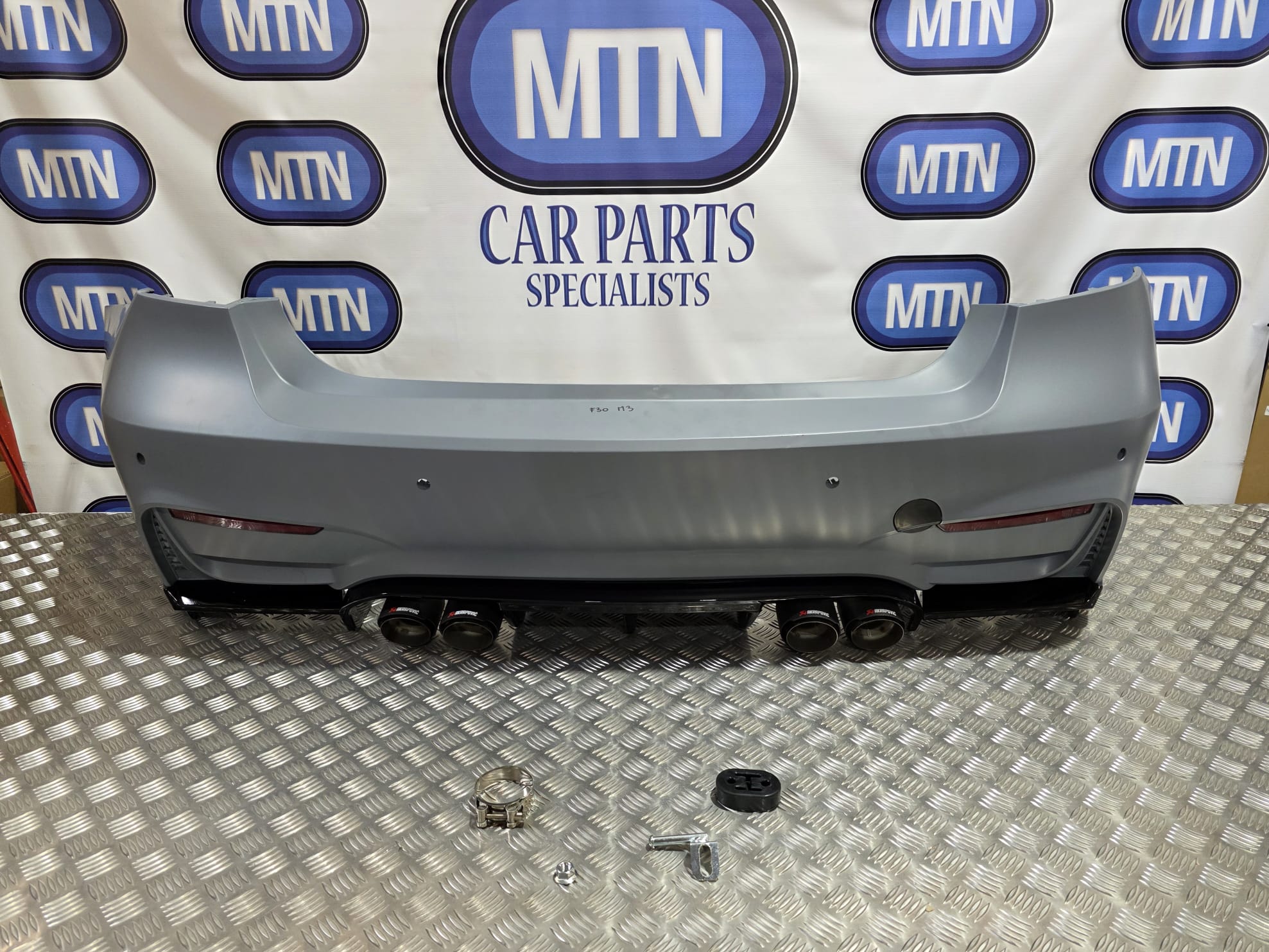 BMW F30 3 series Rear M3 Bumper Plus Rear Carbon Exhaust