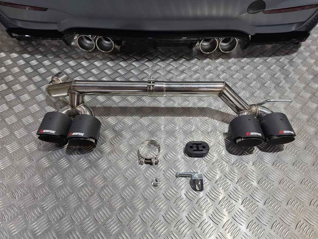BMW F30 3 series Rear M3 Bumper Plus Rear Carbon Exhaust