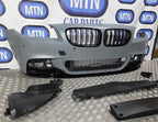 BMW 5 SERIES M SPORT 2013 - 2017 F10 F11 LCI FACELIFT FRONT BUMPER + GRILLS TRIM