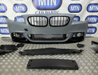 BMW 5 SERIES M SPORT 2013 - 2017 F10 F11 LCI FACELIFT FRONT BUMPER + GRILLS TRIM