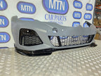Front Bumper For BMW 3 Series 19-22 G20 G21 M Sport Splitter Complete Front