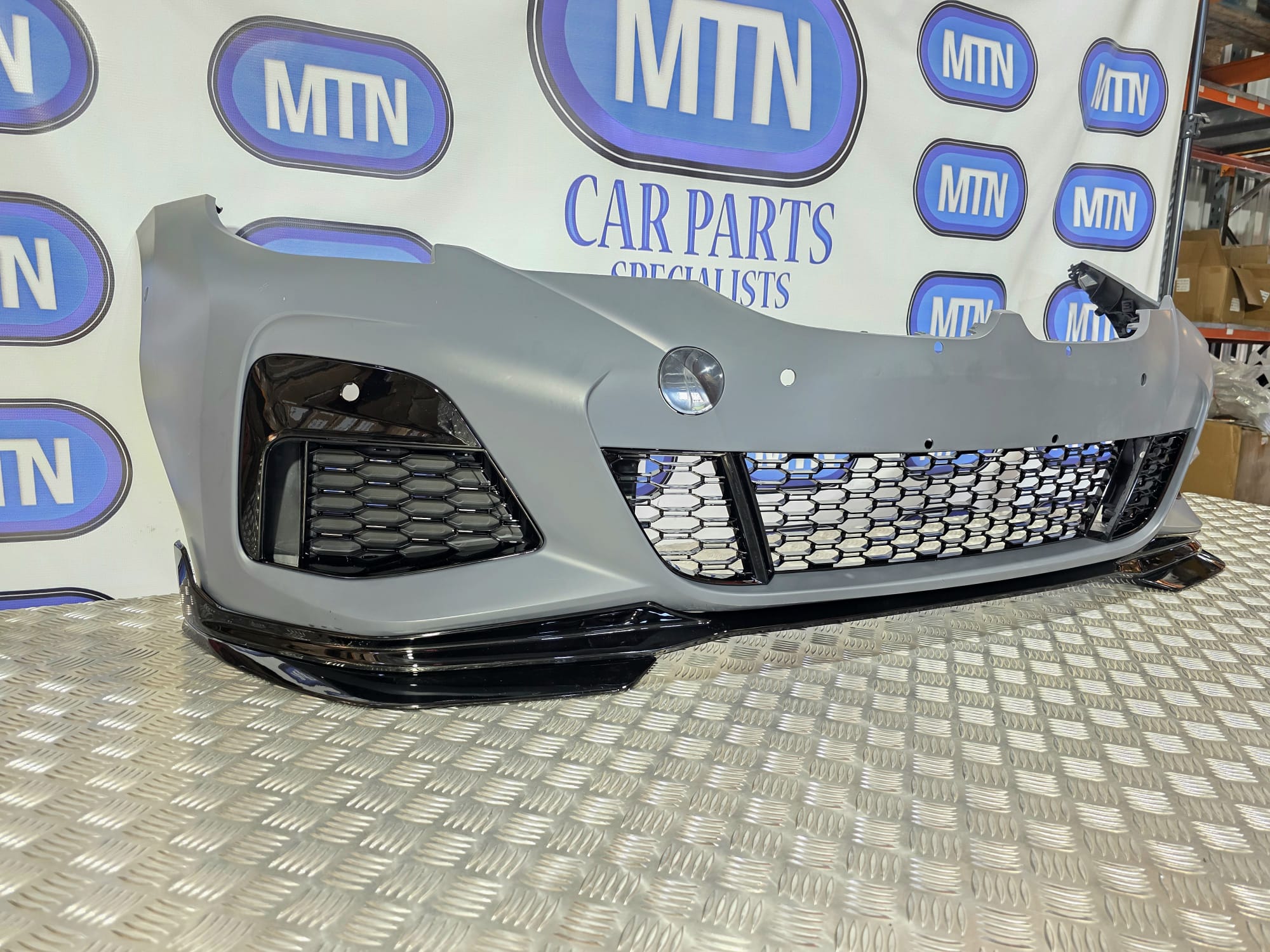 Front Bumper For BMW 3 Series 19-22 G20 G21 M Sport Splitter Complete Front