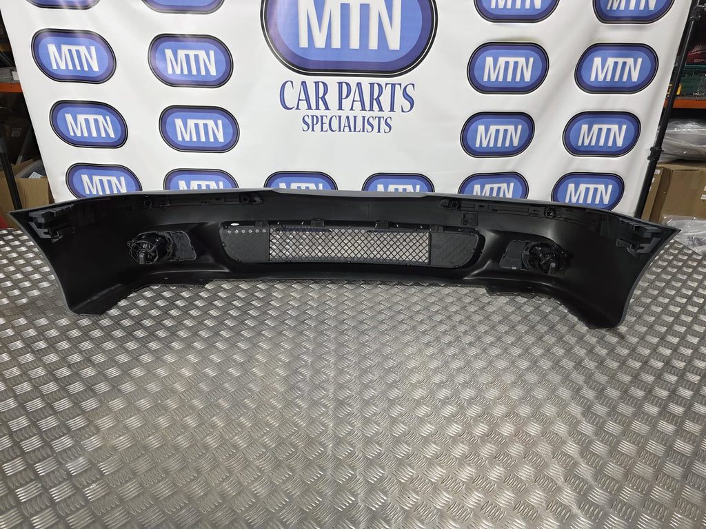 FUL FRONT BUMPER M5 STYLE GLOSS BLACK TRIM FOR BMW 5 SERIES E39 With Fog Lights