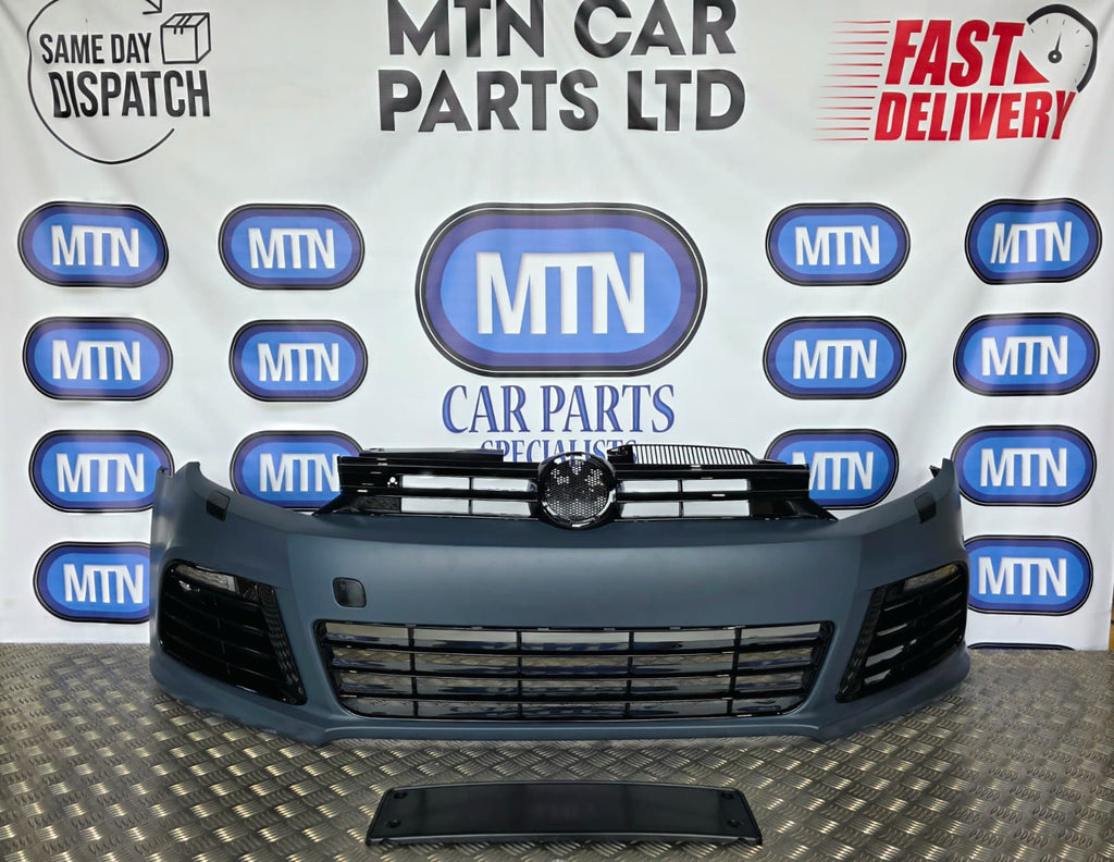 Complete Front Bumper for VW VOLKSWAGEN GOLF MK6 R20 WITH FOG LIGHTS 2008 - 2012
