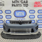 FRONT BUMPER FOR VW VOLKSWAGEN GOLF MK 7 R COMPLETE WITH GRILL PRE FACELIFT